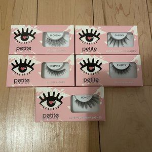 Petite Cosmetics Luxe Faux Mink Eyelash Bundle x5 | NWB